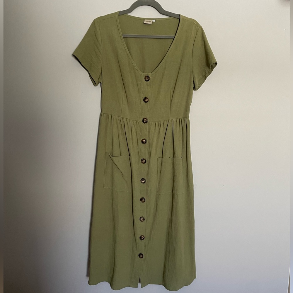Olive Green size medium Dress